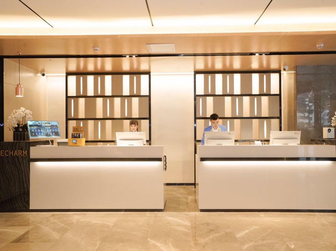 Echarm International Hotel Canton Tower Pazhou Convention And Exhibition Center Lujiang Subway Metro Branch - Free Shuttle Bus To Canton Fair Complex During Canton Fair Period Luaran gambar